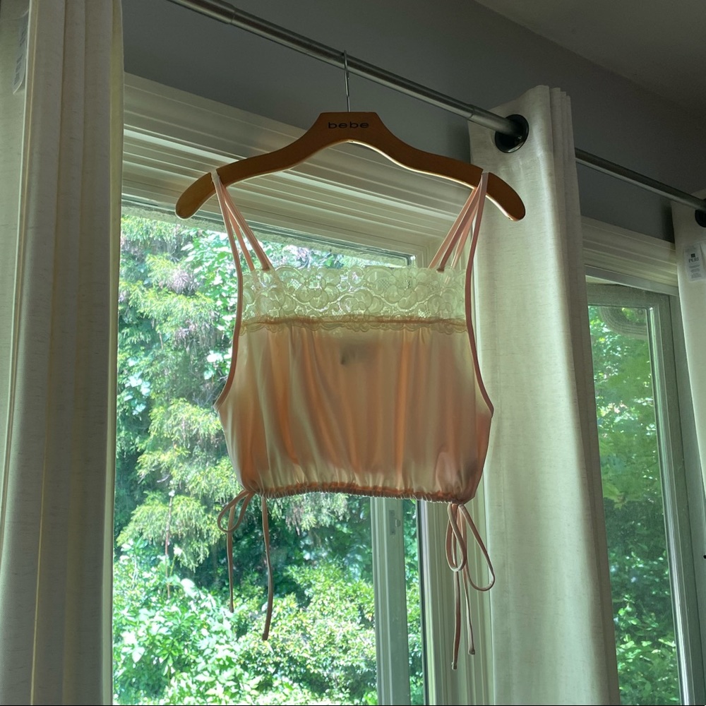 Urban outfitters lace trim top